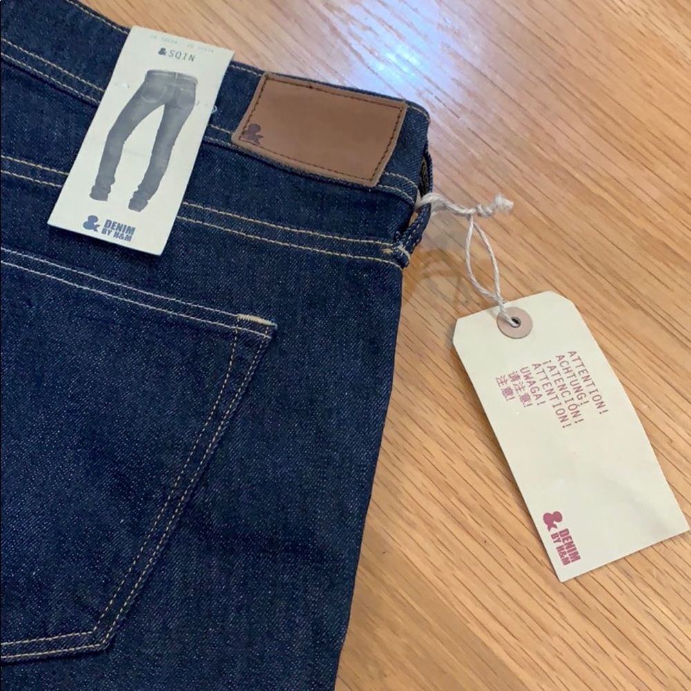 SQIN Darkly Denim Jeans~ Slim Leg Skinny~ Size 32 - Picture 5 of 16